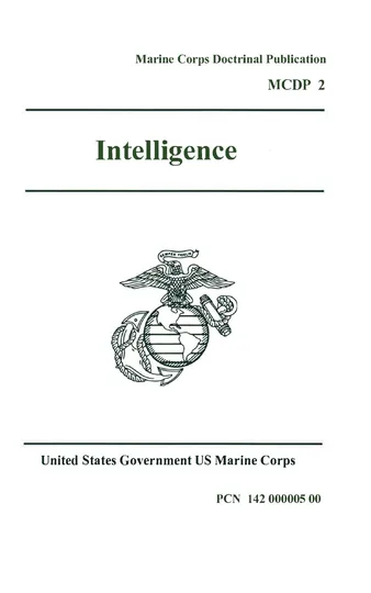 Intelligence (MCDP 2) by United States Marine Corps book cover