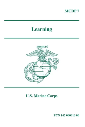 Learning (MCDP 7) by United States Marine Corps book cover