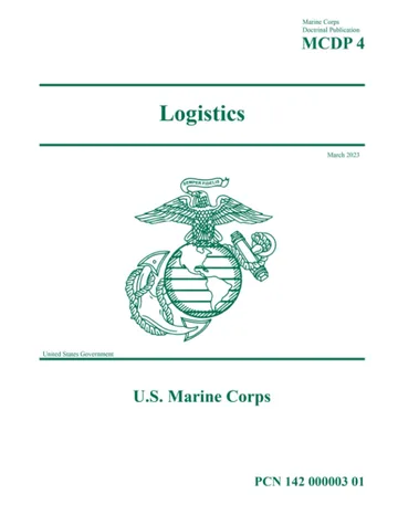 Logistics (MCDP 4) by United States Marine Corps book cover